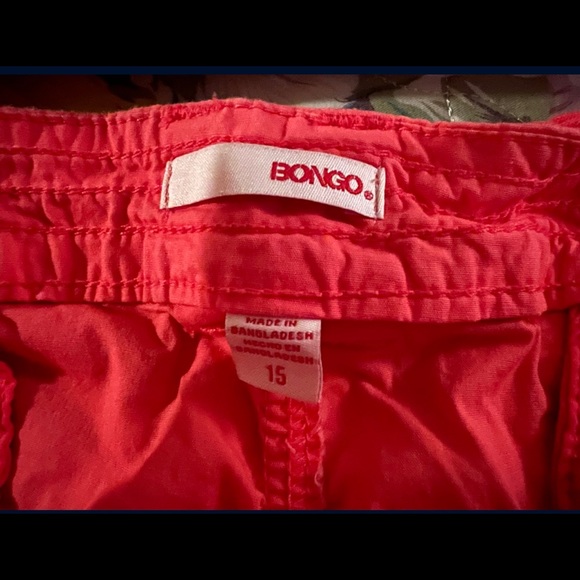 Bongo Pink Red Shorts - Picture 2 of 3